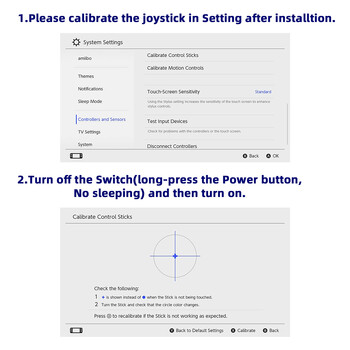 Резервен джойстик с ефект на Хол за Nintendo Switch/Lite/OLED Joycon Analog Thumb Stick за аналогови Thumb Stick Части за ремонт