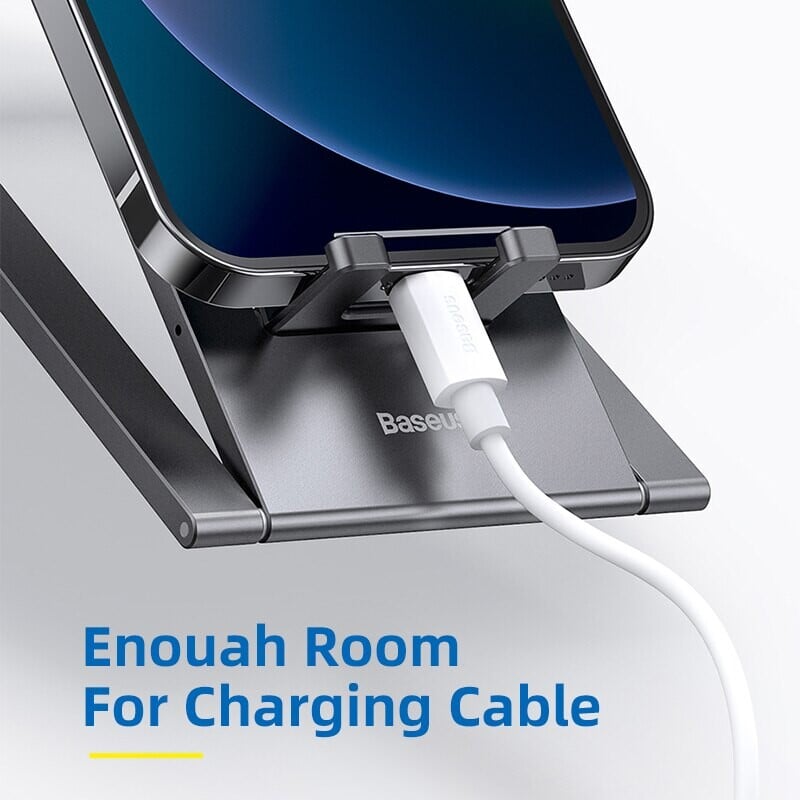 Baseus táblagépállvány iPad Pro 12.9 11-hez, alumínium összehajtható asztali táblagéptartó állítható notebook mobiltelefon-laptop támogatás