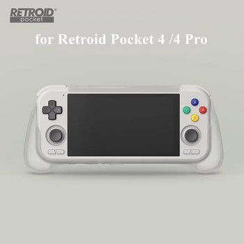 100% оригинален калъф за носене на игрова конзола за Retroid Pocket 4/4 Pro Прозрачна дръжка и чанта за Retroid Pocket 4 чанта за съхранение