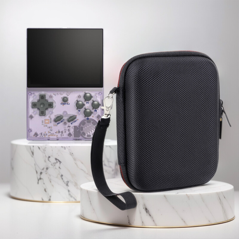 Kemény hordtáska Ütésálló kemény héjú karcolásgátló hordozható tárolótáska Anbernic RG35XX/​RG353V/RG353VS játékkonzolhoz