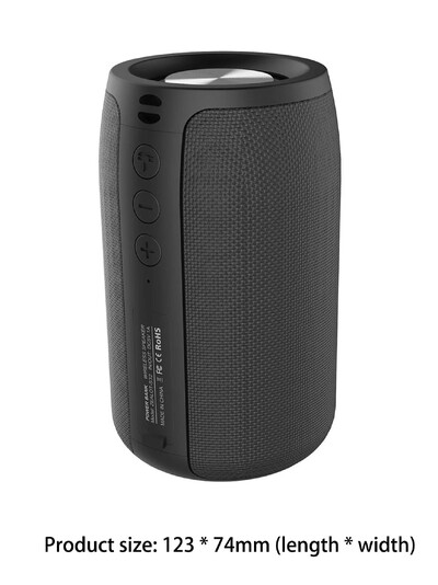 S32 zealot Μαύρο Ασύρματο ηχείο Bluetooth Φορητό εξωτερικού χώρου Το νεότερο μικρό υπογούφερ ηχείων