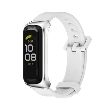 За Samsung Galaxy Fit 2 каишки Кожена гривна Мека силиконова резервна спортна каишка Каишка за часовник за Samsung Galaxy Fit2 Correa