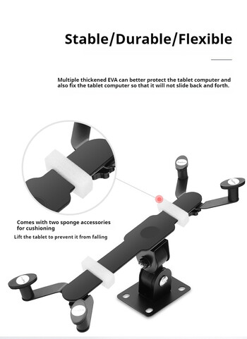 Ευέλικτη γωνιακή βάση στήριξης tablet Tablet τοίχου για iPad 11 ιντσών Επιτοίχιο γενικό στήριγμα Υποστήριξη επιτοίχιας επιφάνειας οικιακού γραφείου