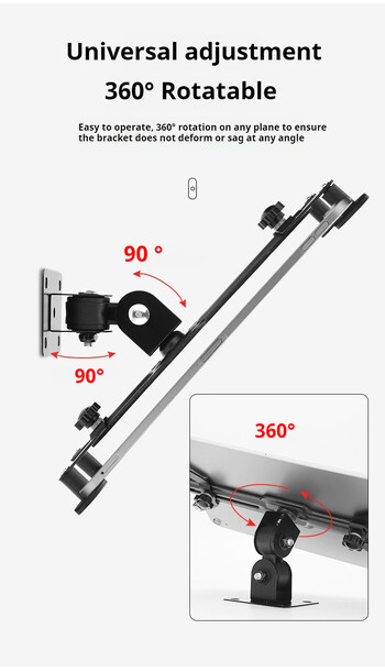 Ευέλικτη γωνιακή βάση στήριξης tablet Tablet τοίχου για iPad 11 ιντσών Επιτοίχιο γενικό στήριγμα Υποστήριξη επιτοίχιας επιφάνειας οικιακού γραφείου
