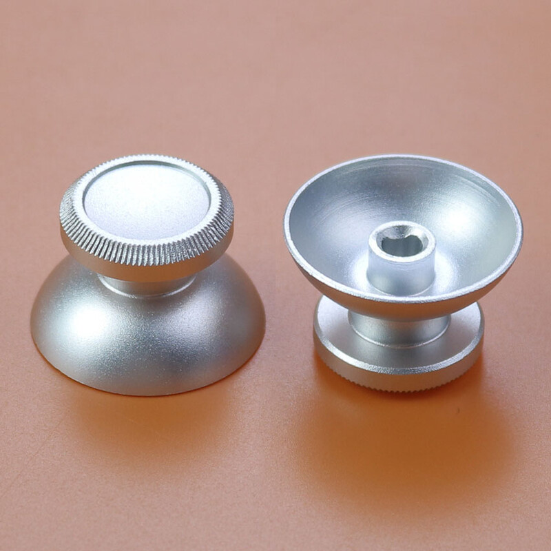 JCD 2 bucăți metal analog Joystick Thumb Stick Grip Cap pentru PS4 Pro PS3 Xbox One Slim Series XS Accesorii controler