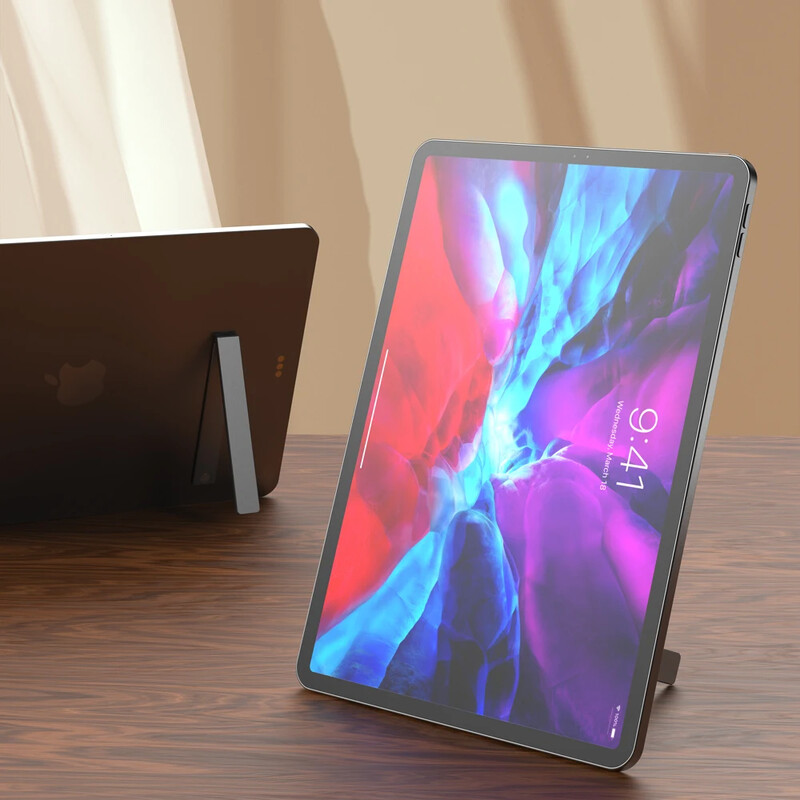 Suport pentru suport tabletă PC pentru iPad Adeziv pentru spate Birou pliabil universal reglabil Suport suport pentru tabletă Suport din aluminiu metal