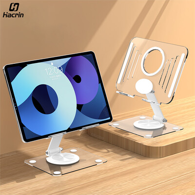Držač tableta za iPad postolje Podesivi stolni držač Akrilni sklopivi nosač tableta za Samsung Huawei Xiaomi Pad Podrška za tablete