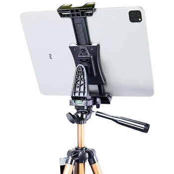 Universal tablet Phone Tripod Mount Tilt Adjust 360° Περιστρεφόμενο κλιπ βάσης στήριξης για iPad Mini Air Pro 12.9 Xiaomi Huawei Pad Vlog