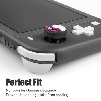 4 τεμ. Cartoon Silicone Analog Grip Grip Caps Συμβατά με Nintendo Switch OLED/Switch Lite/Switch Joystick Protective Cover