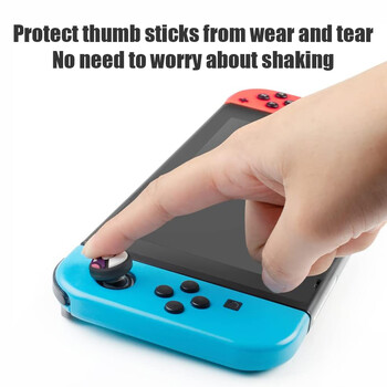 4 τεμ. Cartoon Silicone Analog Grip Grip Caps Συμβατά με Nintendo Switch OLED/Switch Lite/Switch Joystick Protective Cover