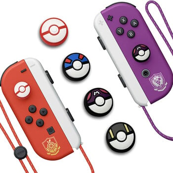 4 τεμ. Cartoon Silicone Analog Grip Grip Caps Συμβατά με Nintendo Switch OLED/Switch Lite/Switch Joystick Protective Cover