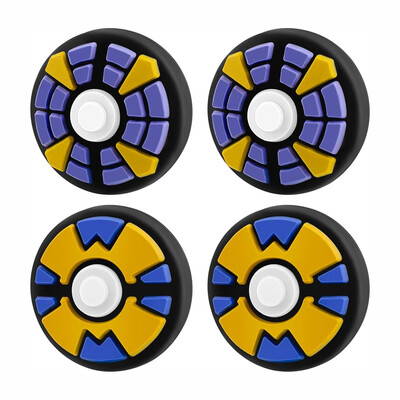 4 komada crtanih silikonskih analognih kapica za palac kompatibilne s Nintendo Switch OLED/Switch Lite/Switch Joystick zaštitnim poklopcem