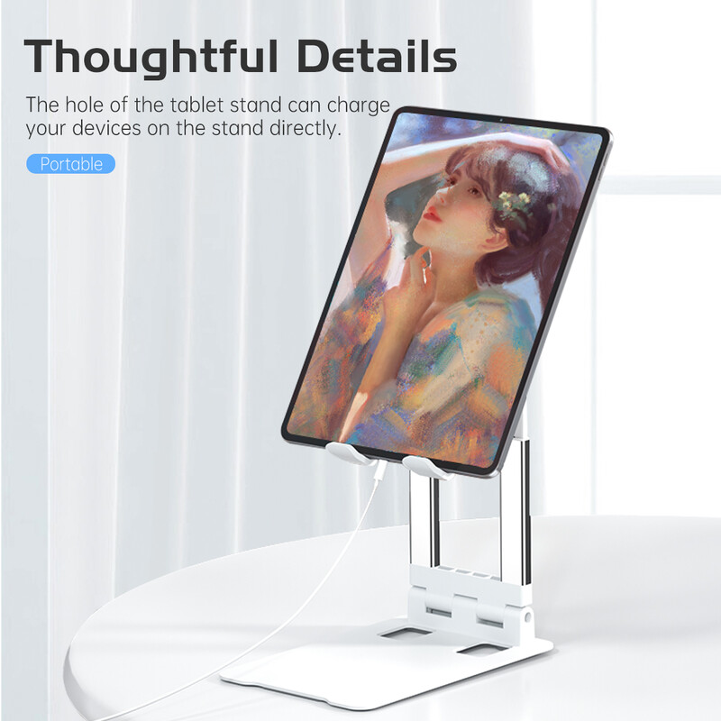 Stojan na tablet pre iPad Pro pre iPad Air 2022, nastaviteľné príslušenstvo pre iPad, podpora tabletov 4-12,9" pre Huawei Samsung Xiaomi