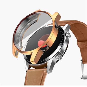 Защитен калъф FIFATA TPU за Huawei Watch GT 2 42mm 46mm Cover Full Coverage Screen Protector Shell Bumper за Huawei GT2 Case