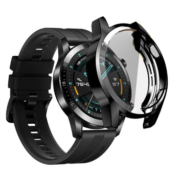 Защитен калъф FIFATA TPU за Huawei Watch GT 2 42mm 46mm Cover Full Coverage Screen Protector Shell Bumper за Huawei GT2 Case