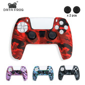 DATA FROG apsauginis silikoninis dėklas, skirtas PlayStation 5 Cover Skin Joystick Thumb Stick Grips dangtelis PS5 valdikliui