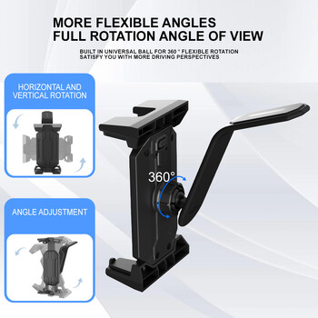 Xnyocn Easy Paste Tablet Stand Αναδιπλούμενη βάση Universal Car Dashborad Κεντρική κονσόλα βάσης για iPad Xiaomi Huawei καρτέλα 4-14 ιντσών