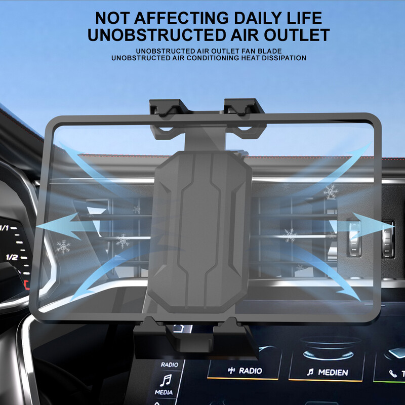 Xnyocn Easy Paste táblagép állvány összecsukható rögzítésű univerzális autós műszerfal középkonzol tartó iPad Xiaomi Huawei 4-14 hüvelykes fülhöz