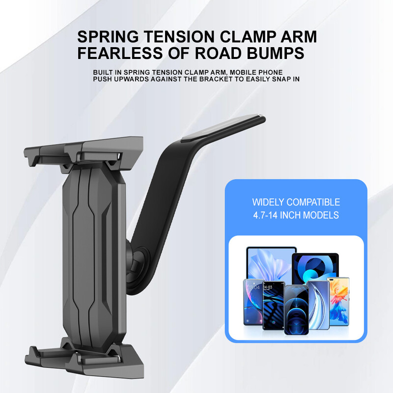 Xnyocn Easy Paste táblagép állvány összecsukható rögzítésű univerzális autós műszerfal középkonzol tartó iPad Xiaomi Huawei 4-14 hüvelykes fülhöz