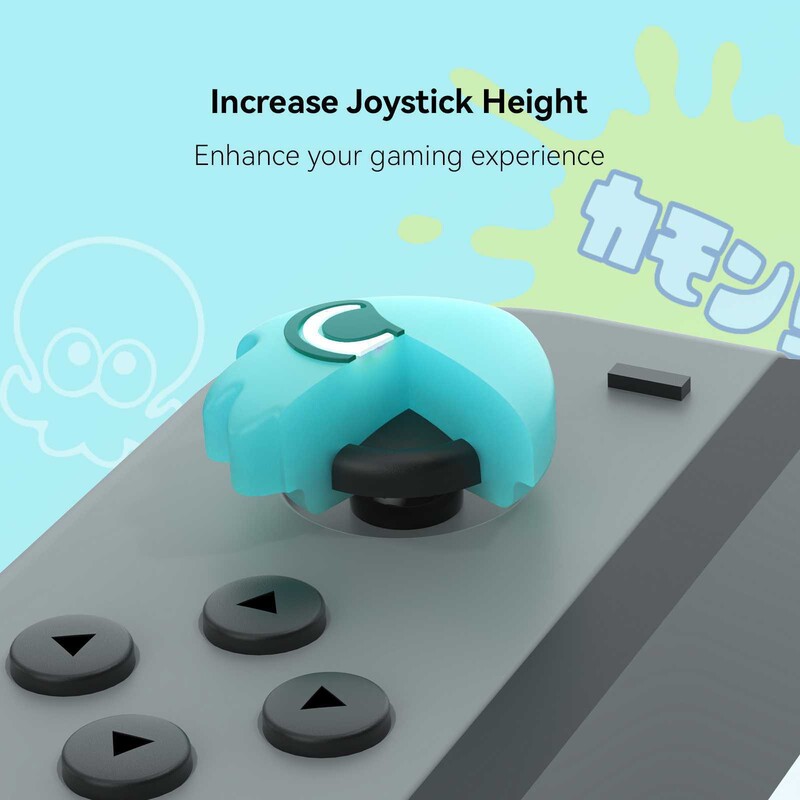 Capace Yocore Luminous Thumb Grip pentru Nintendo Switch/Switch OLED/Switch Lite Splatoon 3