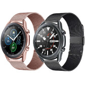 22 mm sieťovaný milánsky remienok pre Samsung Galaxy Watch 3 45 mm 46 mm 20 mm náramok pre Watch 3 41 mm Active 1 2 40 mm 44 mm S3