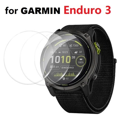 5 bucăți de protecție pentru ecran pentru ceas inteligent pentru Garmin Enduro 3, sticlă securizată, folie de protecție rezistentă la zgârieturi pentru Garmin Enduro 2/1
