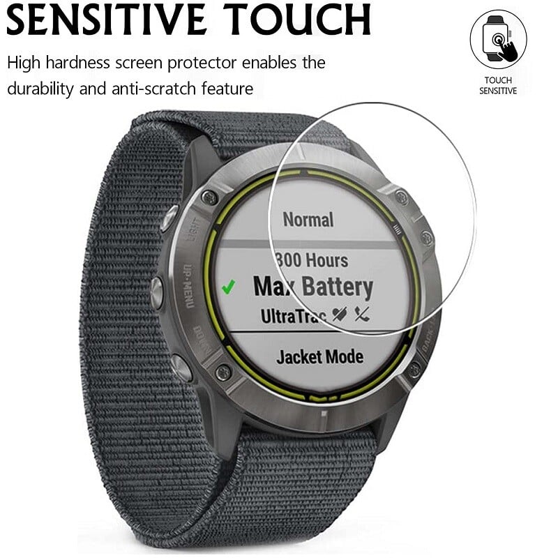5 bucăți de protecție pentru ecran pentru ceas inteligent pentru Garmin Enduro 3, sticlă securizată, folie de protecție rezistentă la zgârieturi pentru Garmin Enduro 2/1