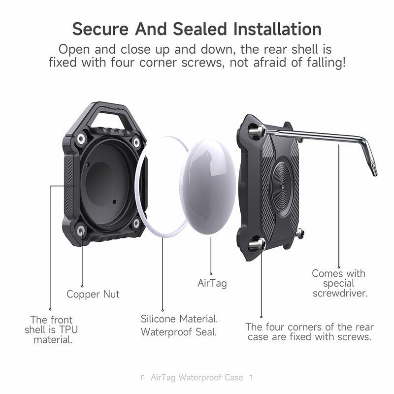 Pre Apple AirTag Locator ochranný kryt príslušenstvo vodotesné TPU puzdro pre psov a mačky obojok pre sledovanie kľúčov a domácich miláčikov ochranné puzdro