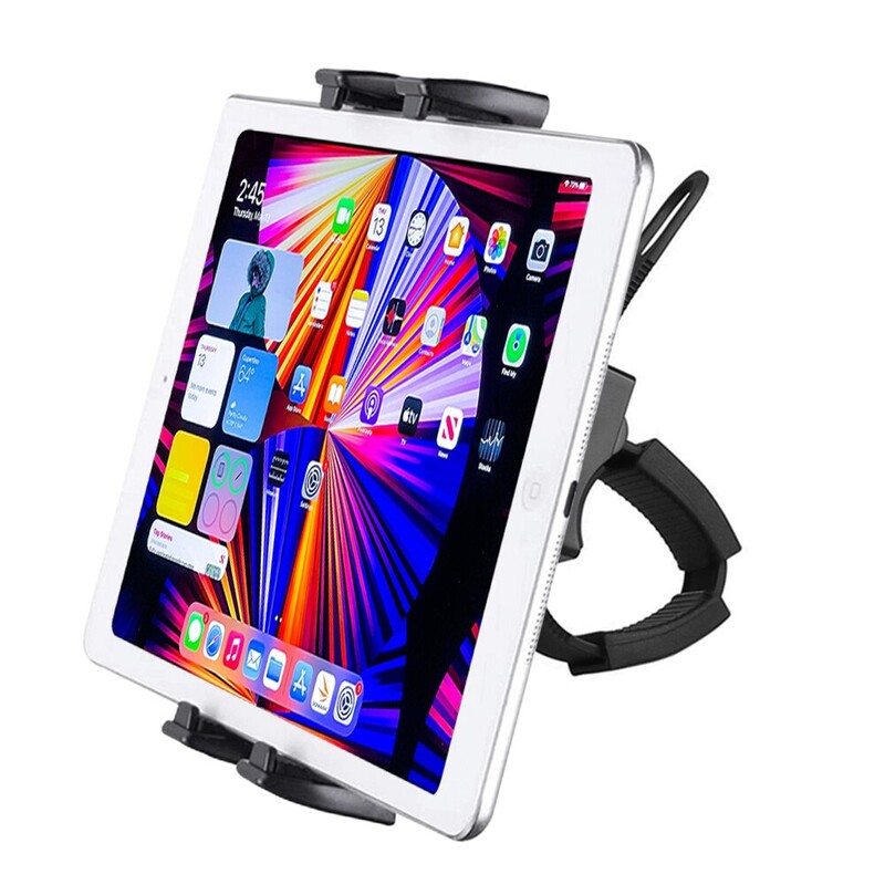 Univerzálny stojan na tablet 4-13 palcov, nastaviteľný držiak na bežecký pás, bicykel, držiak na bicykel do interiéru pre iPad, Samsung, Huawei, Lenovo