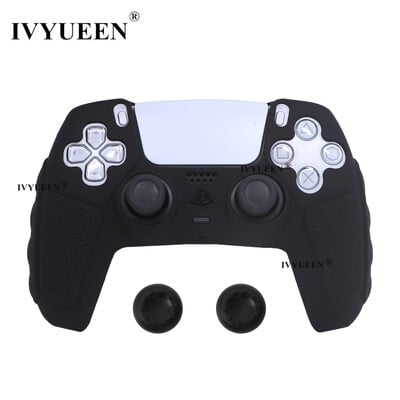 IVYUEEN για PlayStation 5 Ελεγκτής PS5 Προστατευτική θήκη από καουτσούκ Εξαιρετικά παχύ δέρμα σιλικόνης για γνήσιο φορτιστή DualSense