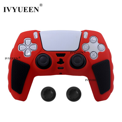 IVYUEEN για PlayStation 5 Ελεγκτής PS5 Προστατευτική θήκη από καουτσούκ Εξαιρετικά παχύ δέρμα σιλικόνης για γνήσιο φορτιστή DualSense