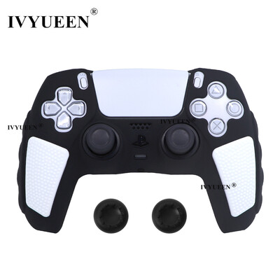 IVYUEEN για PlayStation 5 Ελεγκτής PS5 Προστατευτική θήκη από καουτσούκ Εξαιρετικά παχύ δέρμα σιλικόνης για γνήσιο φορτιστή DualSense