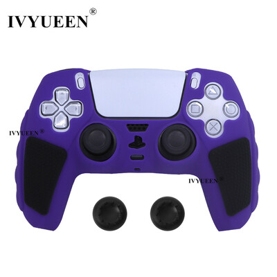 IVYUEEN για PlayStation 5 Ελεγκτής PS5 Προστατευτική θήκη από καουτσούκ Εξαιρετικά παχύ δέρμα σιλικόνης για γνήσιο φορτιστή DualSense