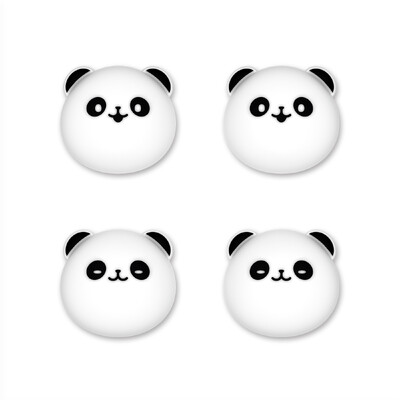 PlayVital Cute Joystick Caps Analog Cover Thumb Grips pentru Switch & Switch Lite & Switch OLED - Chubby Panda