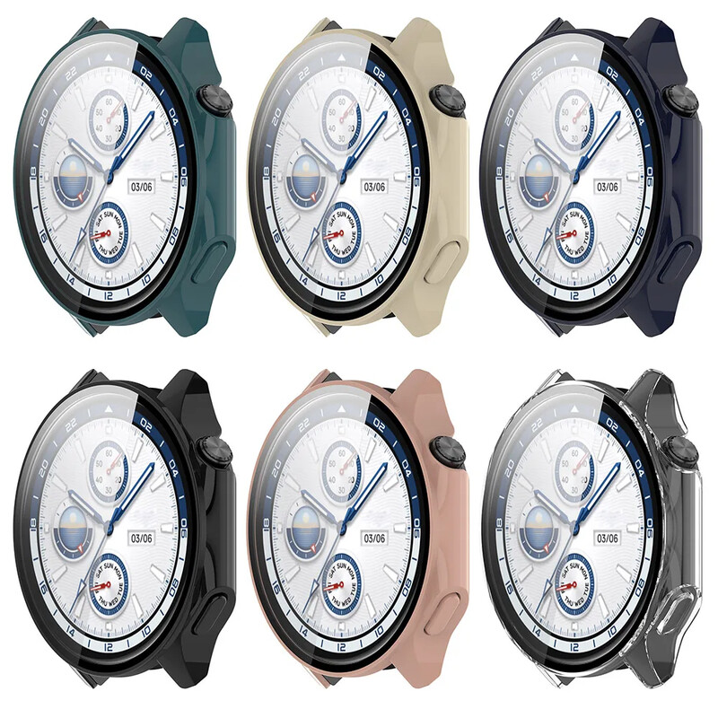 Tvrdené sklo + puzdro pre inteligentné hodinky Oneplus Watch 2, ochranný kryt z tvrdeného skla a tvrdeného PC pre OppoWatch X, príslušenstvo