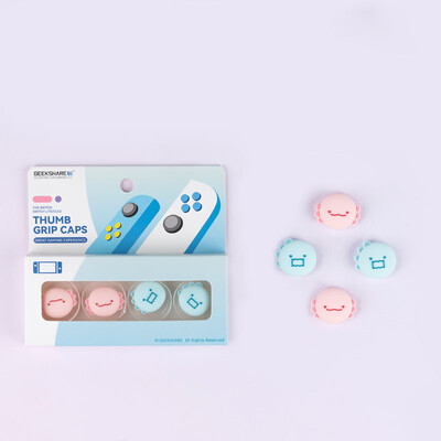 Σούπερ χαριτωμένο κάλυμμα Joystick λαβής Joycon Thumb Stick από μαλακό σιλικόνη για διακόπτη Oled NS Lite Joy-con χειριστήριο Thumbstick θήκη