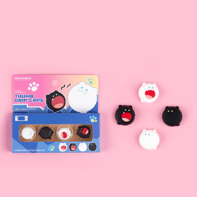 Σούπερ χαριτωμένο κάλυμμα Joystick λαβής Joycon Thumb Stick από μαλακό σιλικόνη για διακόπτη Oled NS Lite Joy-con χειριστήριο Thumbstick θήκη