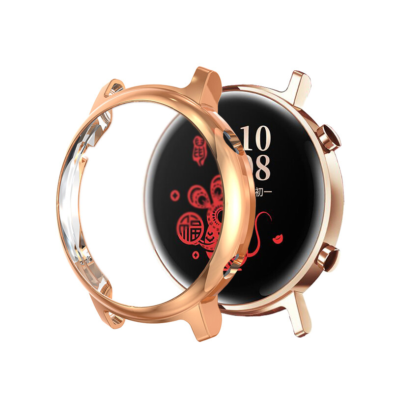 Ochranné sklo 2 v 1 + puzdro pre Huawei Watch GT3 GT 2 42 mm GT4 41 mm, HD ochrana celého displeja, kryt