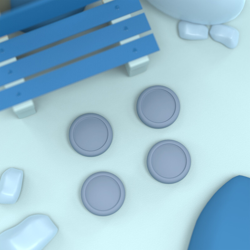 Capace pentru joystick eXtremeRate PlayVital pentru NS, capace pentru stick pentru degetul mare pentru Switch Lite, mâner pentru degetul mare Joycon pentru Switch OLED - Seria unică