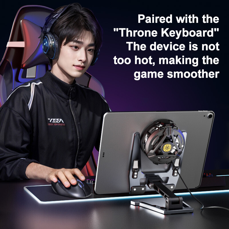 Nosač za tablet od aluminijske legure, podesiv po visini, sklopivi stolni stalak Lazy Stand, prijenosni držač za tablet za radijator iPad telefona