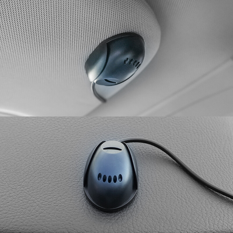 Pašlīmējošs Bluetooth automašīnas audio mikrofons auto transportlīdzekļa galvas blokam, iespējots stereo radio DVD 3,5 mm ārējais mikrofons 3M