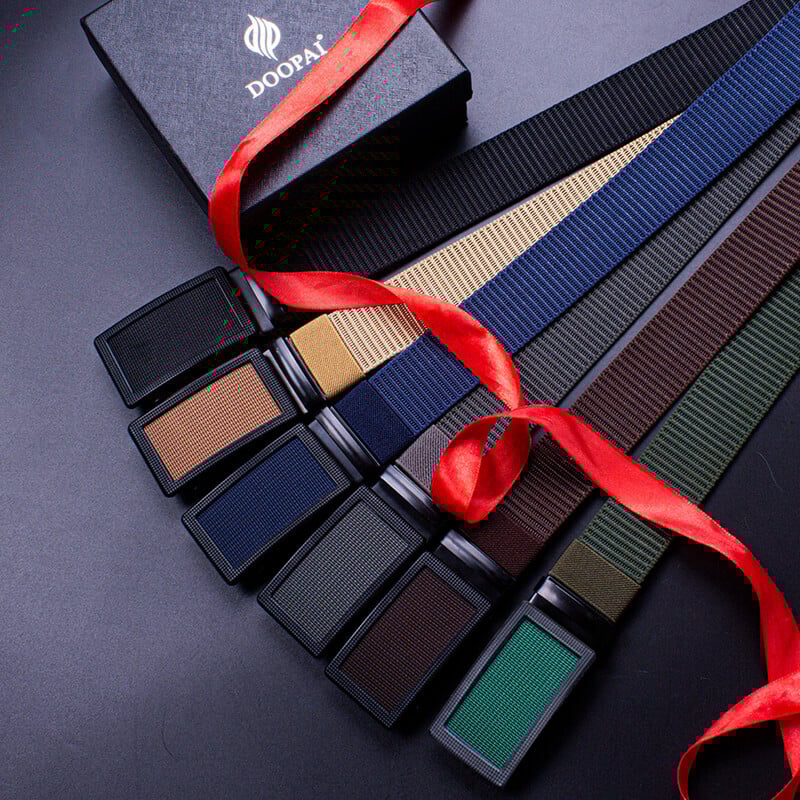 Férfi öv Nylon légáteresztő övek Férfi automatikus csatos Cowboy tervezői öv kültéri taktikai öv katonai ajándékok