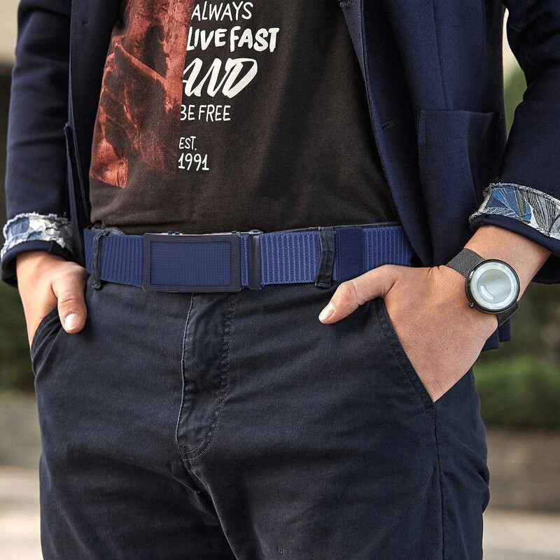 Férfi öv Nylon légáteresztő övek Férfi automatikus csatos Cowboy tervezői öv kültéri taktikai öv katonai ajándékok