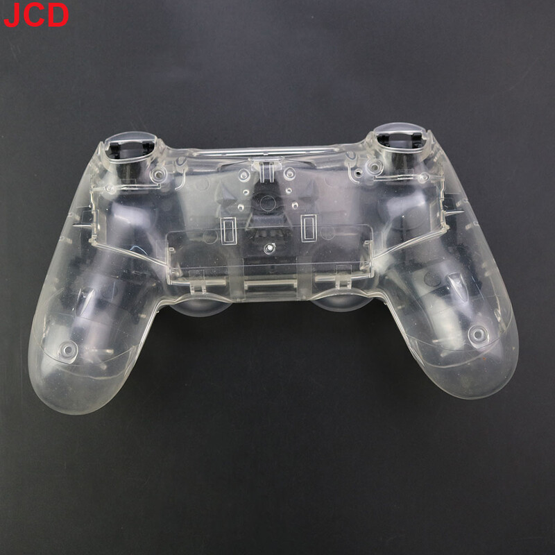 JCD 1Set átlátszó, teljes házas Gamepad tok gombok burkolat készlet csere PS4 V1 JDM-001 JDM-011