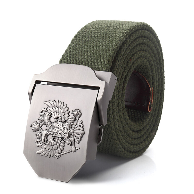 SupSindy férfi vászon öv orosz fém csattal, szovjet CCCP hadsereg katonai taktikai övek női farmernadrág derékpánt férfi szíj