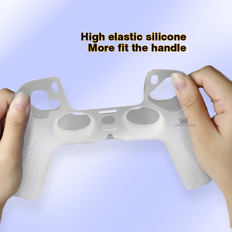 „Data Frog“ neslystantis minkštas silikoninis apsauginis dangtelis „Playstation 5“ valdiklio apsauginis dėklas, skirtas ps5 žaidimų pultui