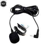 Profesionisti Microfon audio auto 2,5 mm mufă mufă microfon stereo mini microfon extern cu fir 2 poli mono pentru radio DVD auto