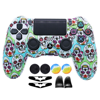 Θήκη μαλακής σιλικόνης για PS4 Skin Controller Dual shok 4 Αξεσουάρ Gamepad Θήκες Joystick Αξεσουάρ παιχνιδιού για Playstation 4