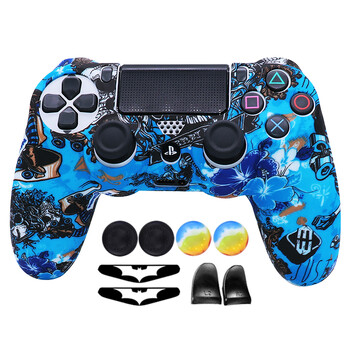 Θήκη μαλακής σιλικόνης για PS4 Skin Controller Dual shok 4 Αξεσουάρ Gamepad Θήκες Joystick Αξεσουάρ παιχνιδιού για Playstation 4