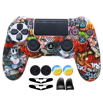 Θήκη μαλακής σιλικόνης για PS4 Skin Controller Dual shok 4 Αξεσουάρ Gamepad Θήκες Joystick Αξεσουάρ παιχνιδιού για Playstation 4